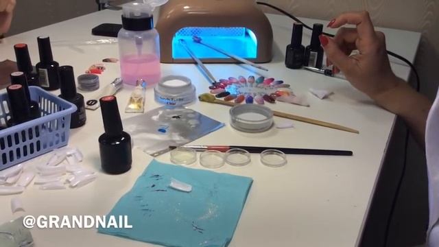 Бархатный Дизайн на Глянцевом Гель-лаке от "GRAND NAIL" смотреть онлайн