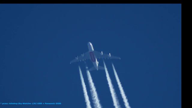 Samolot przez teleskop - "Emirates" смотреть онлайн