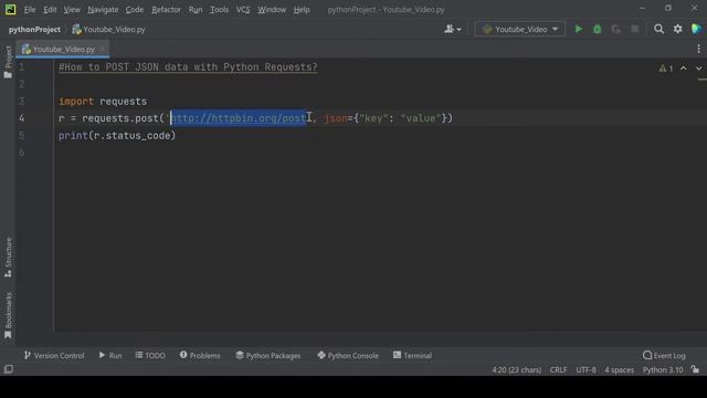 How to POST JSON data with Python Requests смотреть онлайн