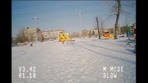 Skyzone Sky04L со штатными антеннами. Режим RF-Normal Mix1. BetaFPV Cetus Pro VTX 25 мВт.