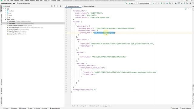 Import Android Project, Change Package Name and Firebase Configuration смотреть онлайн
