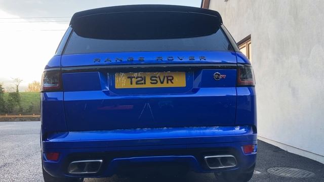 2021 Range Rover Sport Svr Startup And Exhaust Sound