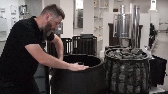 Обзор чугунной банной печи бочки Русский пар (Сандуны)! Новинка Везувий. смотреть онлайн