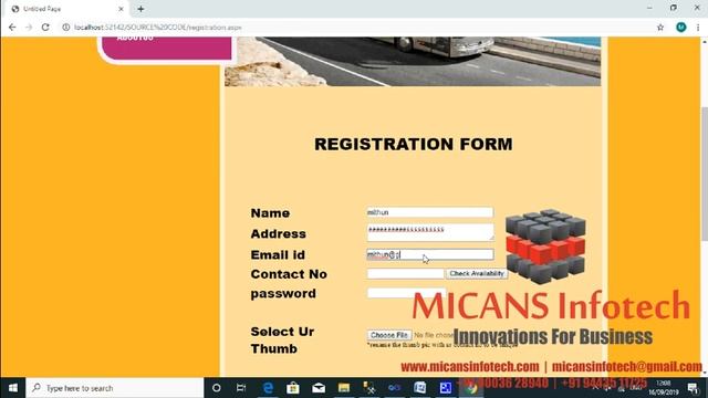 ONLINE BUS RESERVATION SYSTEM USING THUMB CHECKER -DOTNET ASSIGNMENT(ASP.NET) смотреть онлайн