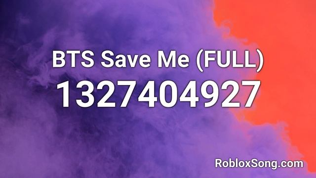 BTS Save Me (FULL) Roblox ID - Roblox Music Code смотреть онлайн