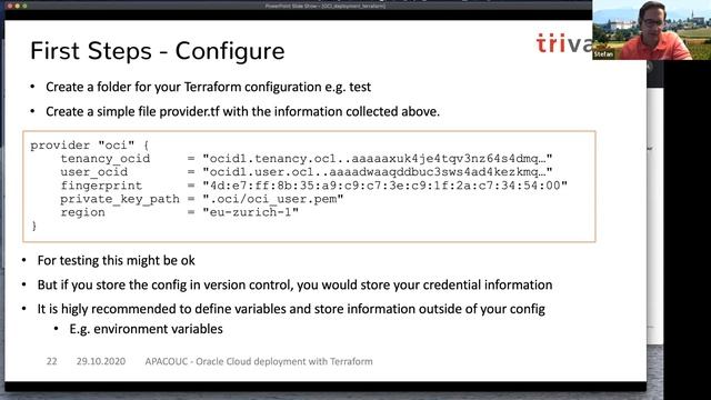 Oracle Cloud deployment with Terraform by Stefan Oehrli смотреть онлайн