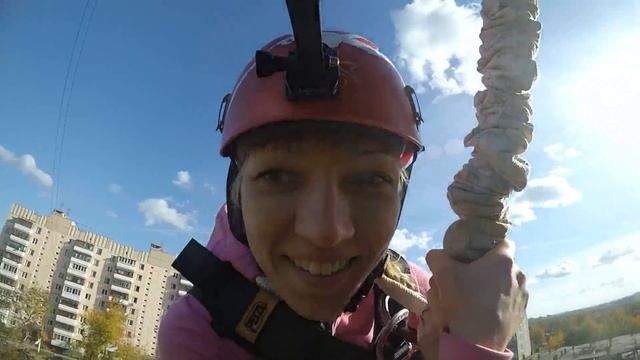 Прыжок на верёвке с Медицинской 40 метров. 02.10.2016. Rope Jumping. GoPro # смотреть онлайн