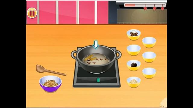 Sara cooking game Mutton Biryani (Online games for kids ) | part 2 смотреть онлайн