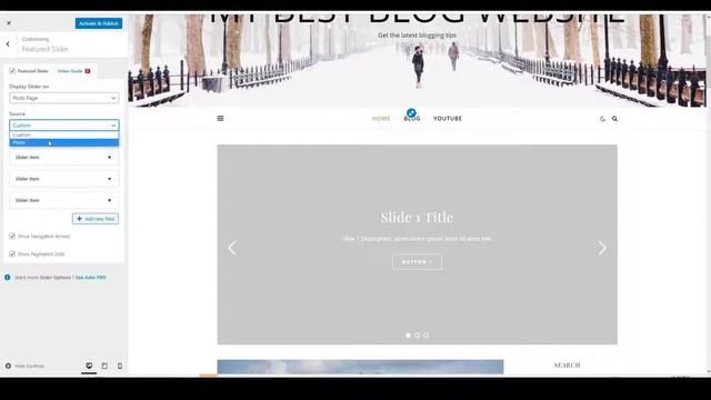How To Customize The Featured Slider On The Ashe WordPress Theme смотреть онлайн