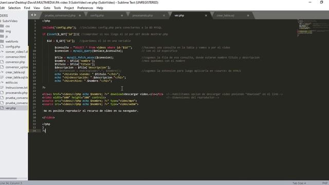 Conversor de video en PHP, MySQL y bash. смотреть онлайн