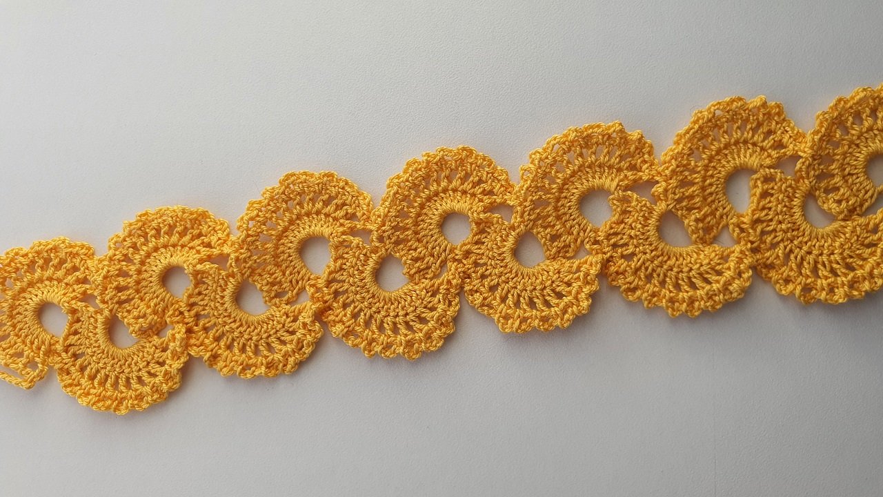 ЛЕНТОЧНОЕ КРУЖЕВО крючком мастер-класс / Ribbon Lace Crochet