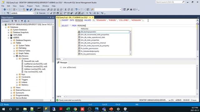 How to Insert Data into SQL Server Table смотреть онлайн
