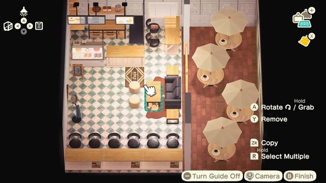 aesthetic cafe in happy home paradise | animal crossing new horizons speed build смотреть онлайн