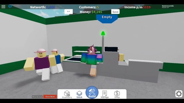 Making my own store! (Roblox Store Empire) смотреть онлайн