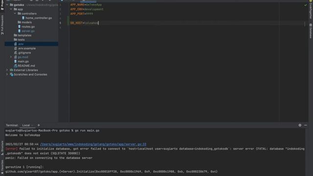 Membuat Toko Online dengan Golang - #4 Koneksi ke Database Server PostgreSQL смотреть онлайн