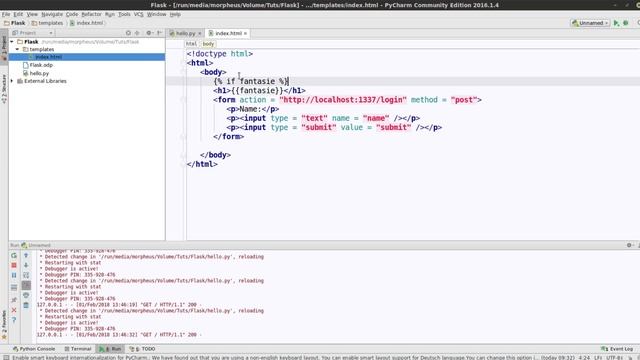 Python Flask Tutorial #7 - Templates mit Parametern und Code смотреть онлайн