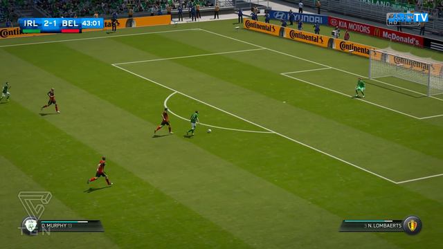 Belgium vs. Ireland | UEFA Euro 2016 Simulation | FIFA 16 смотреть онлайн