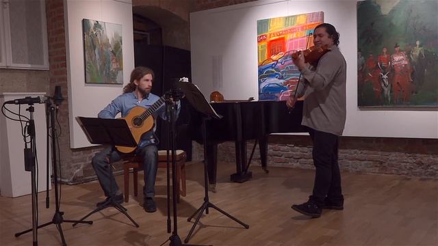Jorge Cardoso: Milonga. Philipp Henry (guitar), Farid Feyzullaev (violin) смотреть онлайн