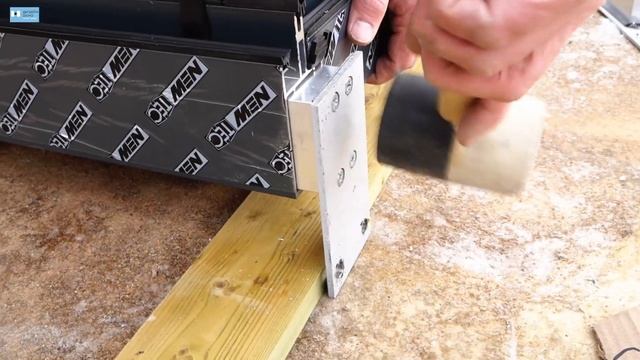 Входная группа из теплого алюминия смотреть онлайн