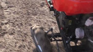 ПЕРВОЕ впечатление о РАБОТЕ. БОРОНОВАНИЕ минитрактором Rossel XT-20D-PRO