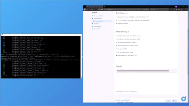 How to install a Guacamole remote desktop environment on a linux VPS смотреть онлайн