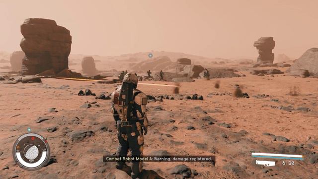 Marines fighting Robots on Mars | Starfield смотреть онлайн