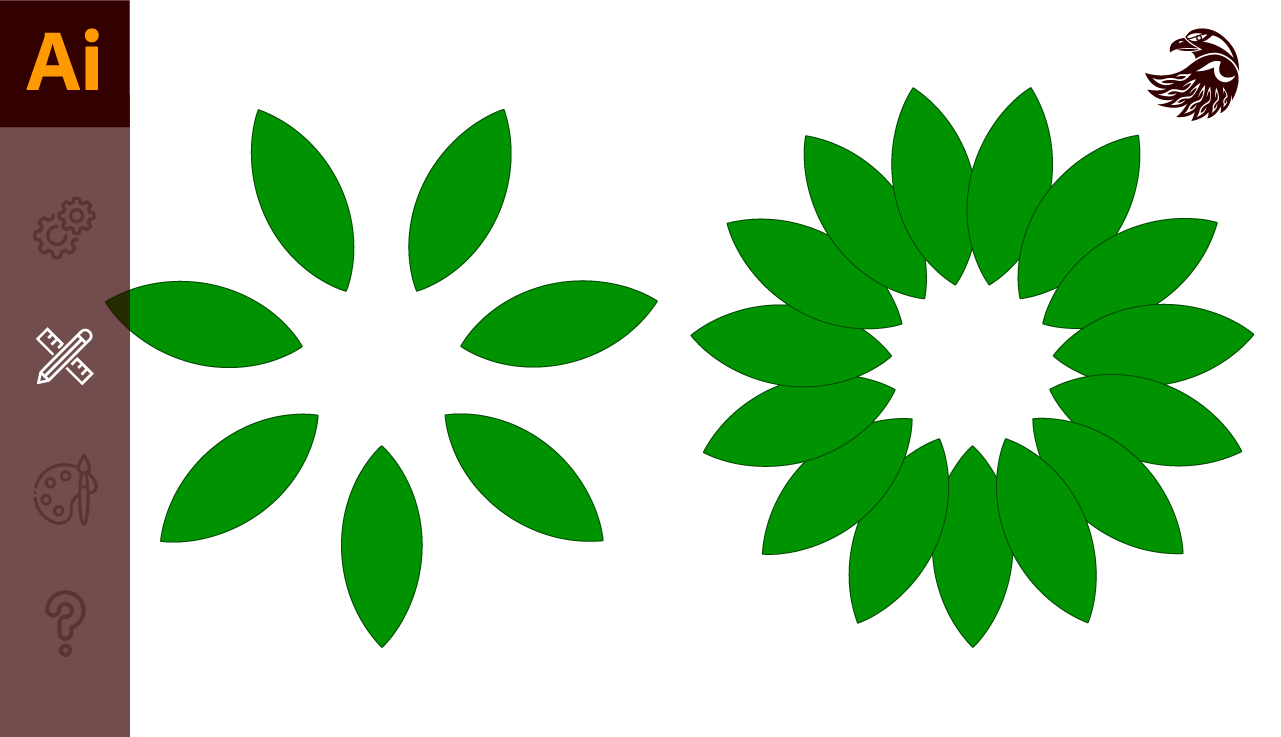 Как разместить объекты по кругу в иллюстраторе | Как дублировать в Adobe illustrator смотреть онлайн