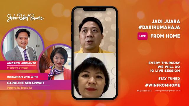Instagram LIVE with Caroline Sekarwati #WINFROMHOME смотреть онлайн