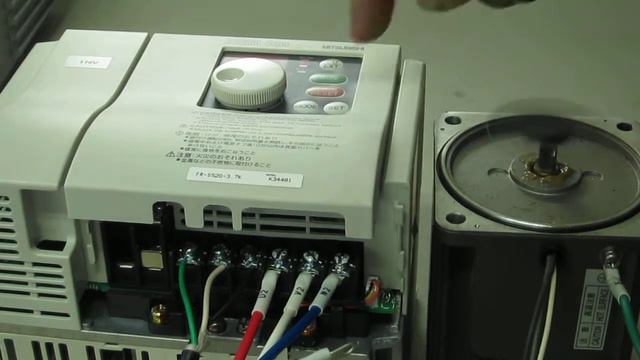 Mitsubishi Electric FR-S520-3.7K INVERTER　動作確認 смотреть онлайн