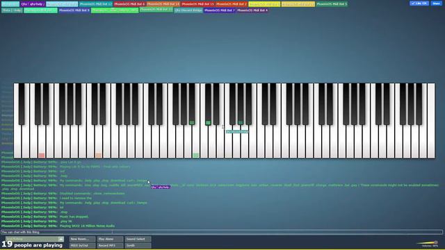 Multiplayer Piano Chaos.mp4 смотреть онлайн