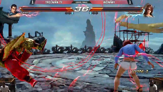 MAP Mixup 2 Tekken Losers Finals - Treeman TY (Feng) Vs. Wommy (Julia, Katarina) Tekken 7 смотреть онлайн