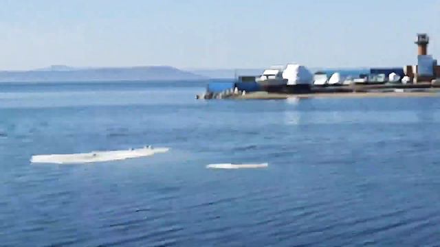 Последние ледовые островки в Амурском заливе Японского моря/Владивосток смотреть онлайн