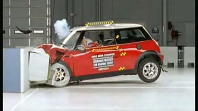Mini Cooper краш-тест смотреть онлайн