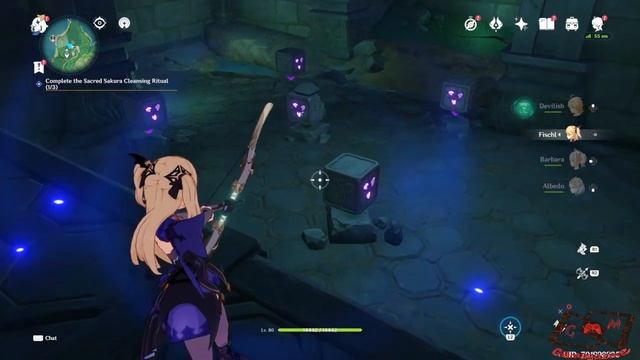 Araumi Genshin impact Shrine & underground puzzles/Cleansing defilement Quest location смотреть онлайн
