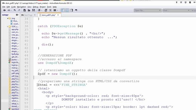 PHP 5.5 ITA 78: Creare PDF - 3 (Dompdf) смотреть онлайн