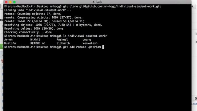 Forking and cloning a Github repo смотреть онлайн