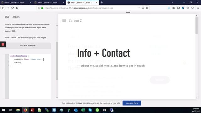 Fixed Header and Smooth Scrolling | Squarespace Tutorial смотреть онлайн
