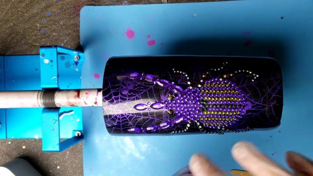 Can you Epoxy over Rhinestones? rhinestone bling resin tumbler? Epoxy over gemstone tumbler смотреть онлайн
