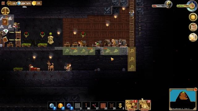 ПЕРЕХОДИМ К ОБУСТРОЙСТВУ БАЗЫ ? Craft The World \ Одинокая гора #92 смотреть онлайн