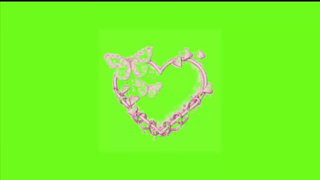 Футаж на хромакее розовое сердечко смотреть онлайн