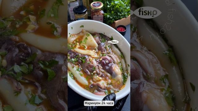 Как приготовить шашлык из кальмара и осьминогов. fish2o.ru смотреть онлайн