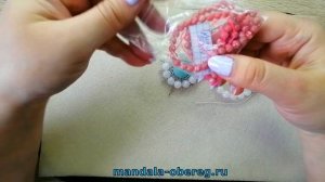 Украшение из натуральных камней.  Мандала.