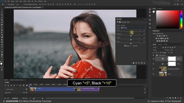 How To Edit Video, Color Grade & Export In Photoshop | Video Editing Photoshop