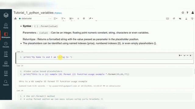 Python Tutorial 4: format function in python, f stings in python #Python #Formatfunction #FStings смотреть онлайн