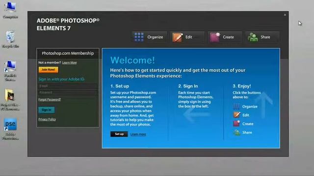 Adobe Photoshop Elements 7 Tutorial, Online Course for Beginners смотреть онлайн