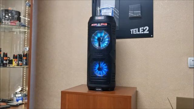 Обзор / Портативная Bluetooth колонка CH 6601 смотреть онлайн