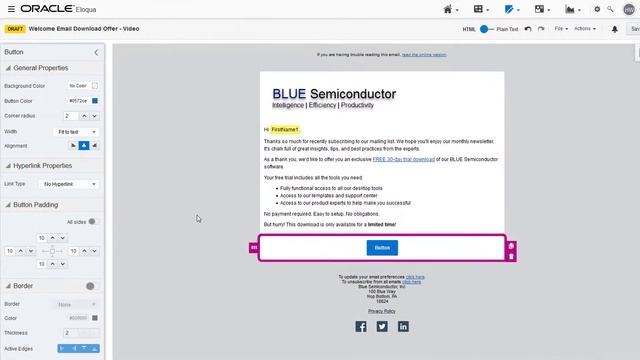Oracle Eloqua - Overview of the Design Editor смотреть онлайн