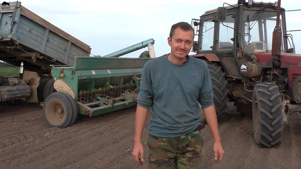 Сев озимой пшеницы! Интервью Григория про турецкую сеялку Bozkurt. смотреть онлайн
