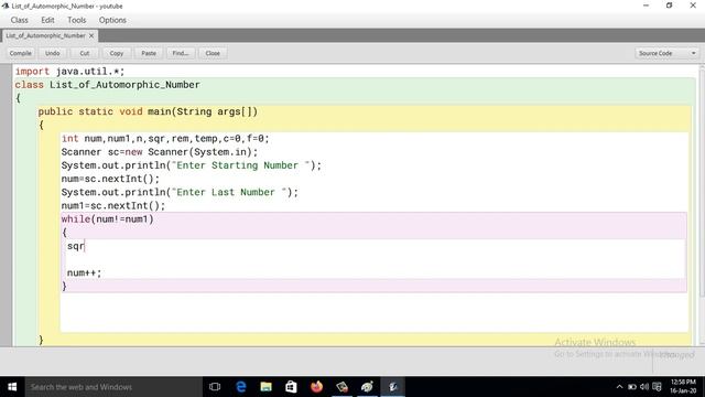 Java Program To Print N Terms Of Automorphic Numbers Entered By The Users.(Hindi) смотреть онлайн