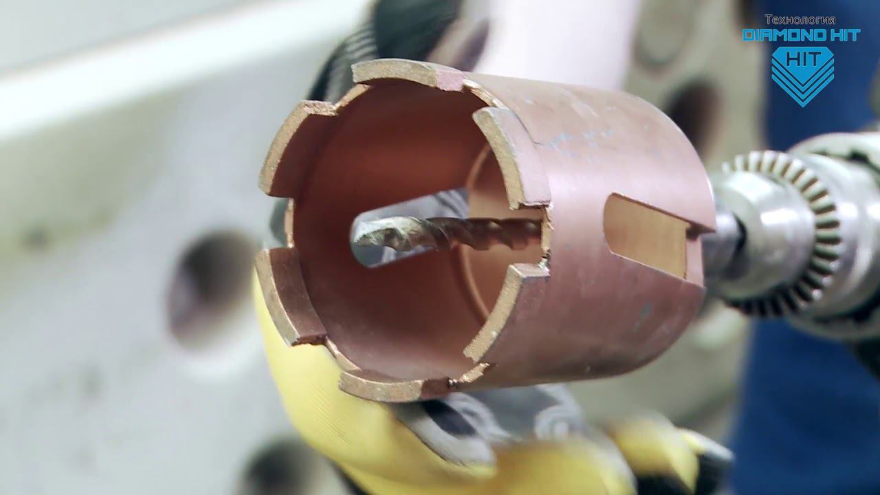 №4 Лучшая коронка сухого алмазного сверления в мире !!! смотреть онлайн